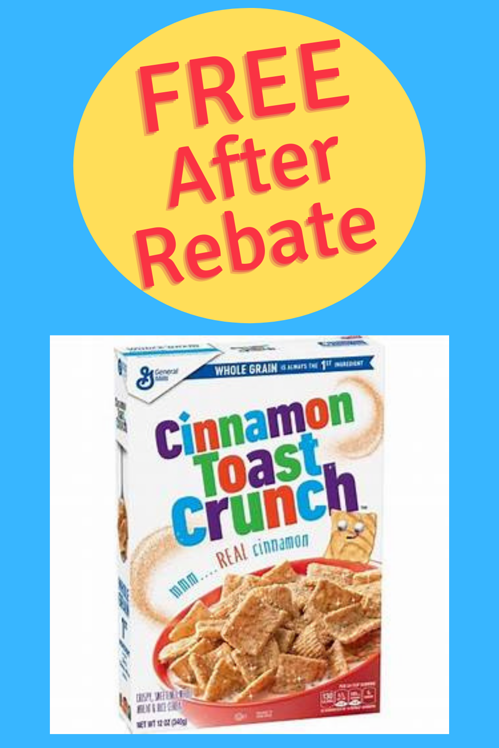 FREE Box Cinnamon Toast Crunch Cinnamon Toast Crunch Cinnamon Toast 