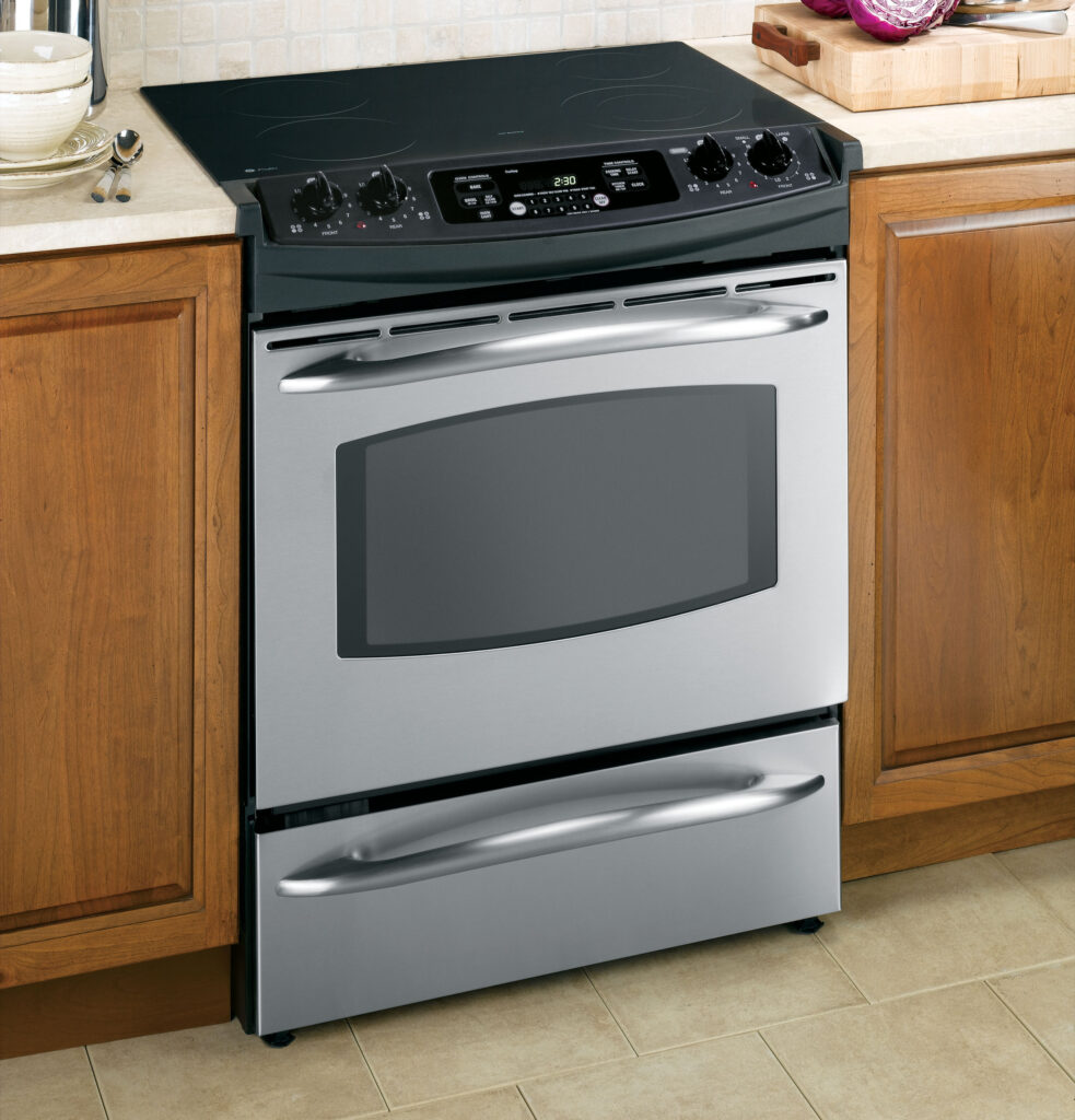 GE Profile 30 Slide In Electric Range JS900SKSS GE Appliances