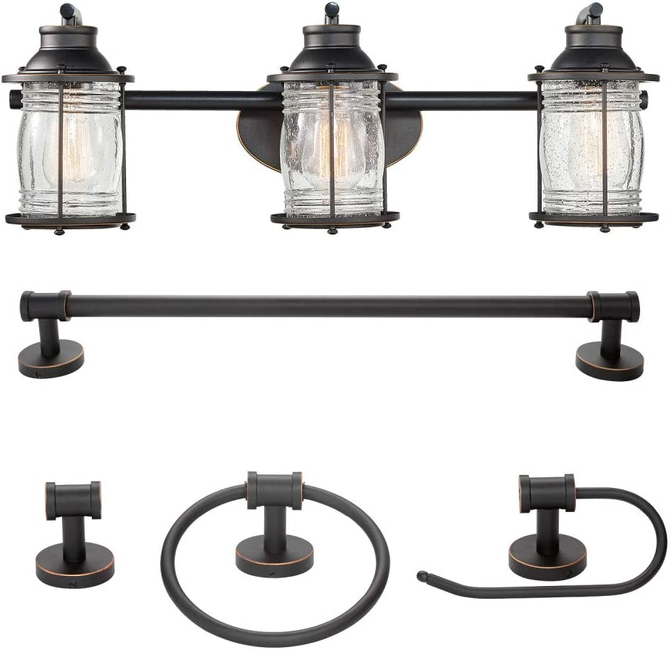 Globe Electric 51549 Bayfield 5 Piece O Selling Rankings Set All in One 