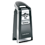 Hamilton Beach Black Smooth Touch Electric Can Opener Stainless Steel