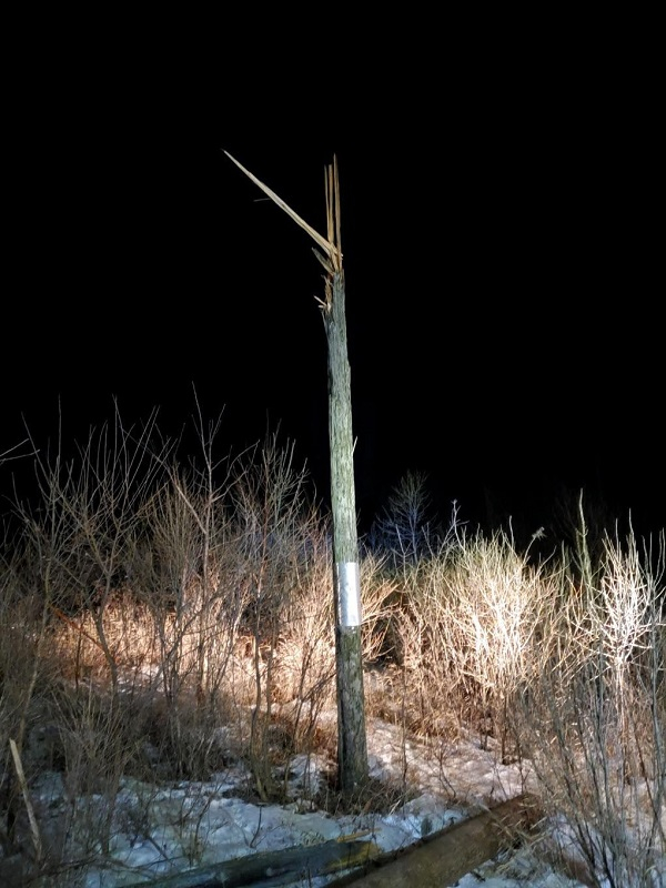 Historic Holiday Wind Damages Power Poles Substations Great River Energy