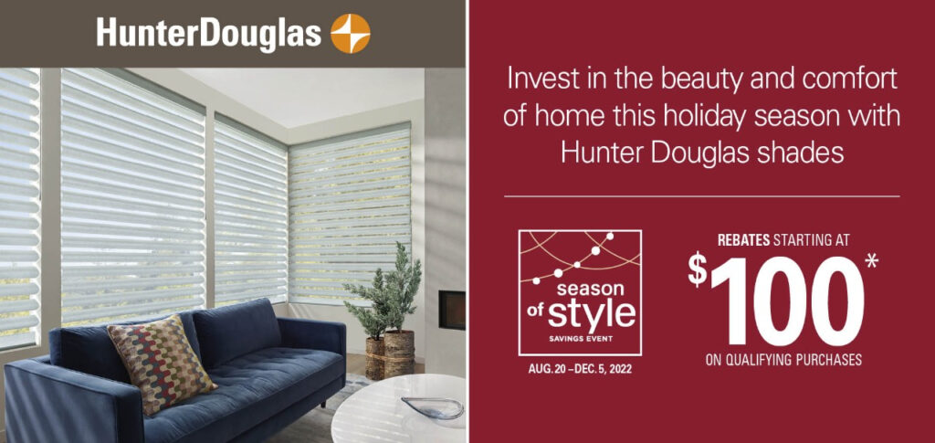 Hunter Douglas Rebates Promotions Specials Fredericksburg TX