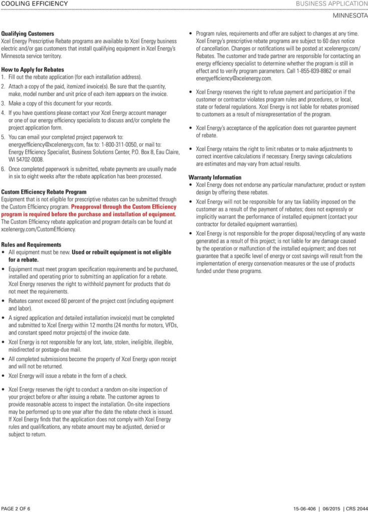 Xcel Energy Motor Rebate Forms Universal Network